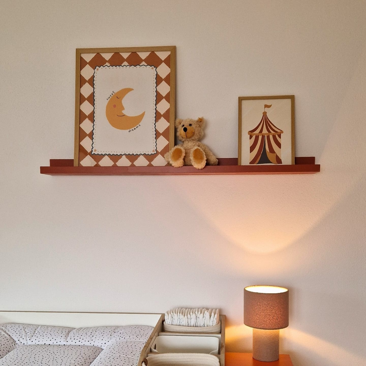 Customer photo review of Sweet Dreams Moon Print