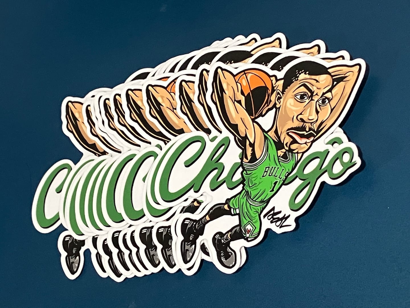 Customer photo review of Cut to Shape Stickers