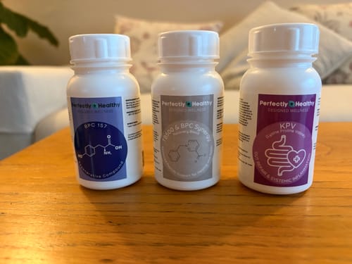 Customer photo review of TB500 & BPC Synergy - Advanced Peptide Support for Healing and Repair