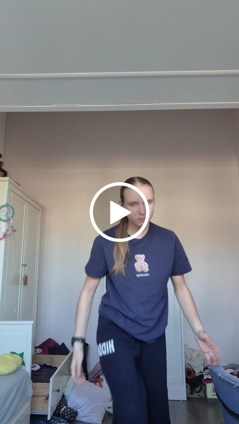 Customer video review of KNIT SWEATPANTS NAVY V2