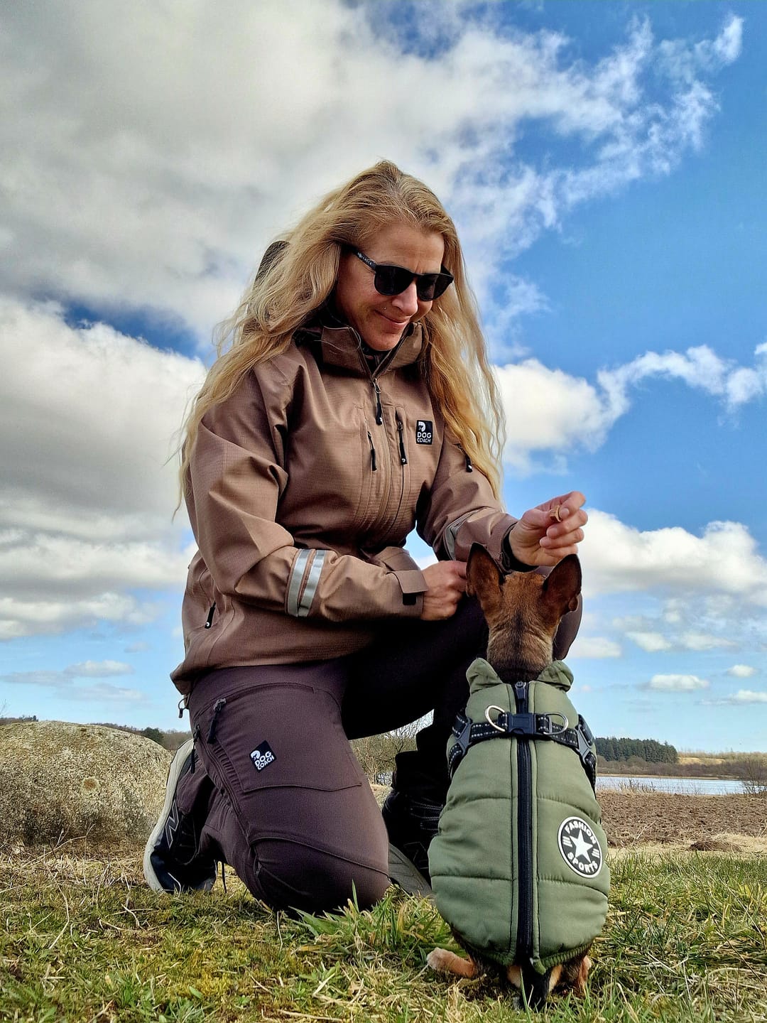 Customer photo review of Pack&Carry Shell Jacket 2.0 | Mocca | OkiDoki