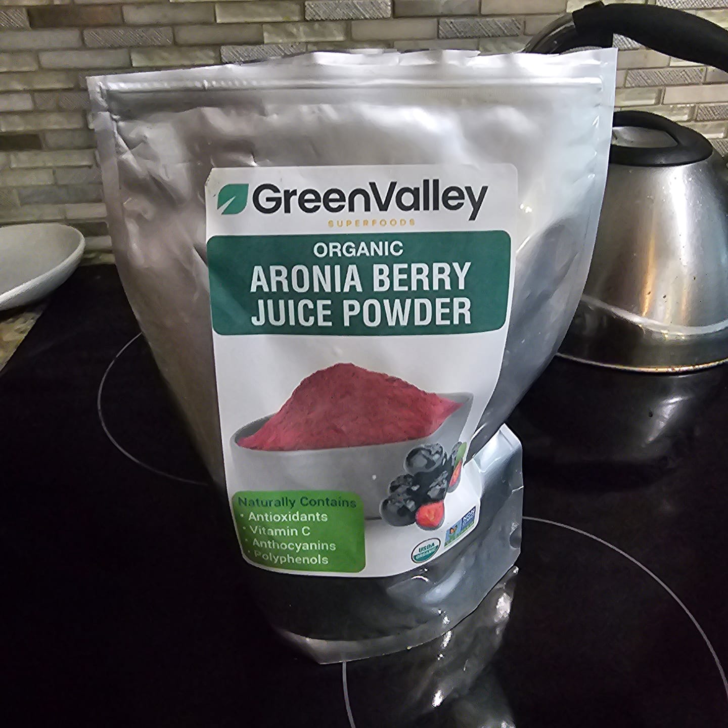 Customer photo review of Organic Aronia Berry Powder