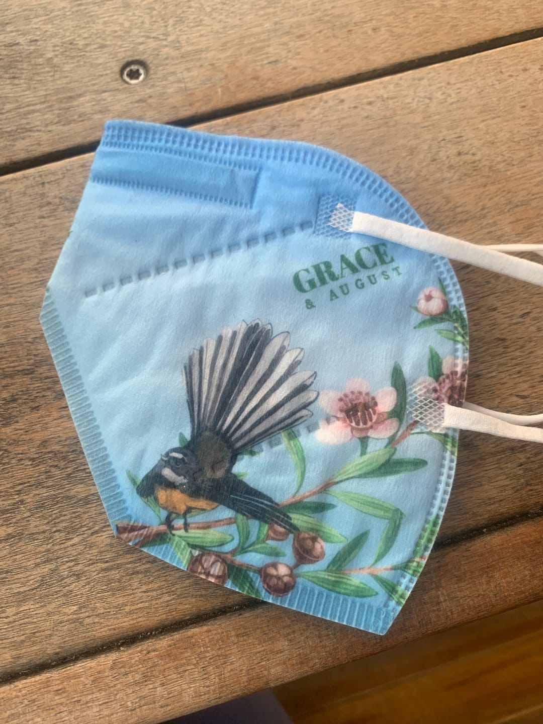 Customer photo review of KN95 Disposable Protective Face Masks – Fantail Design (10- per pack)