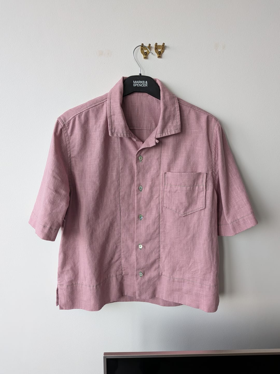 Customer photo review of Washed Linen Blend Fabric