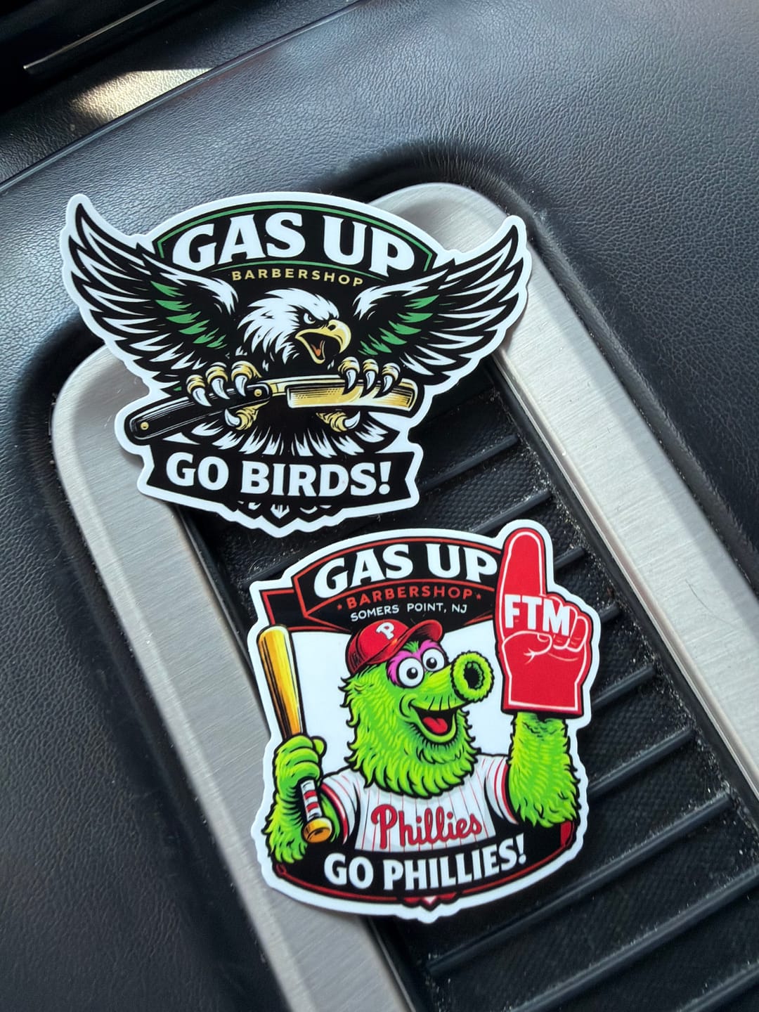 Customer photo review of Cut to Shape Stickers