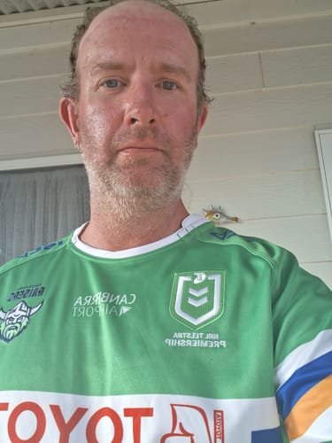 Customer photo review of 2025 Canberra Raiders Home Jersey - Mens