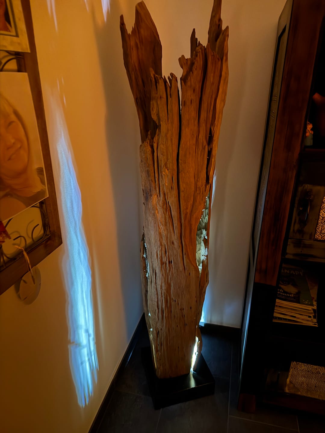 Customer photo review of Teakholz Stehlampe ALMA | Höhe 180 cm