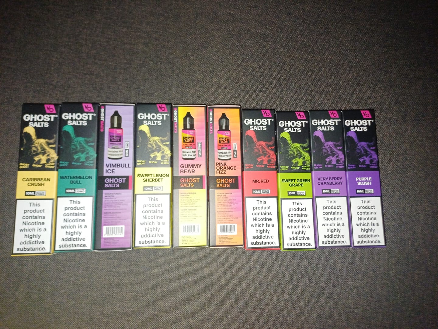 Customer photo review of Ghost - Salts 10ml – E liquid – Sole Nikotynowe – 2%