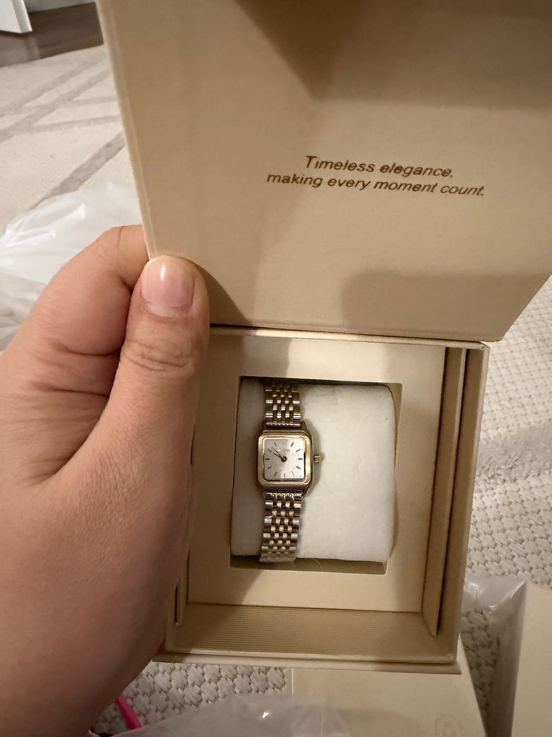 Customer photo review of Macy Gold Silver