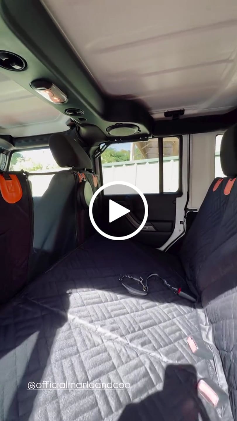 Customer video review of Marlo&Co™ Dog Seat Cover