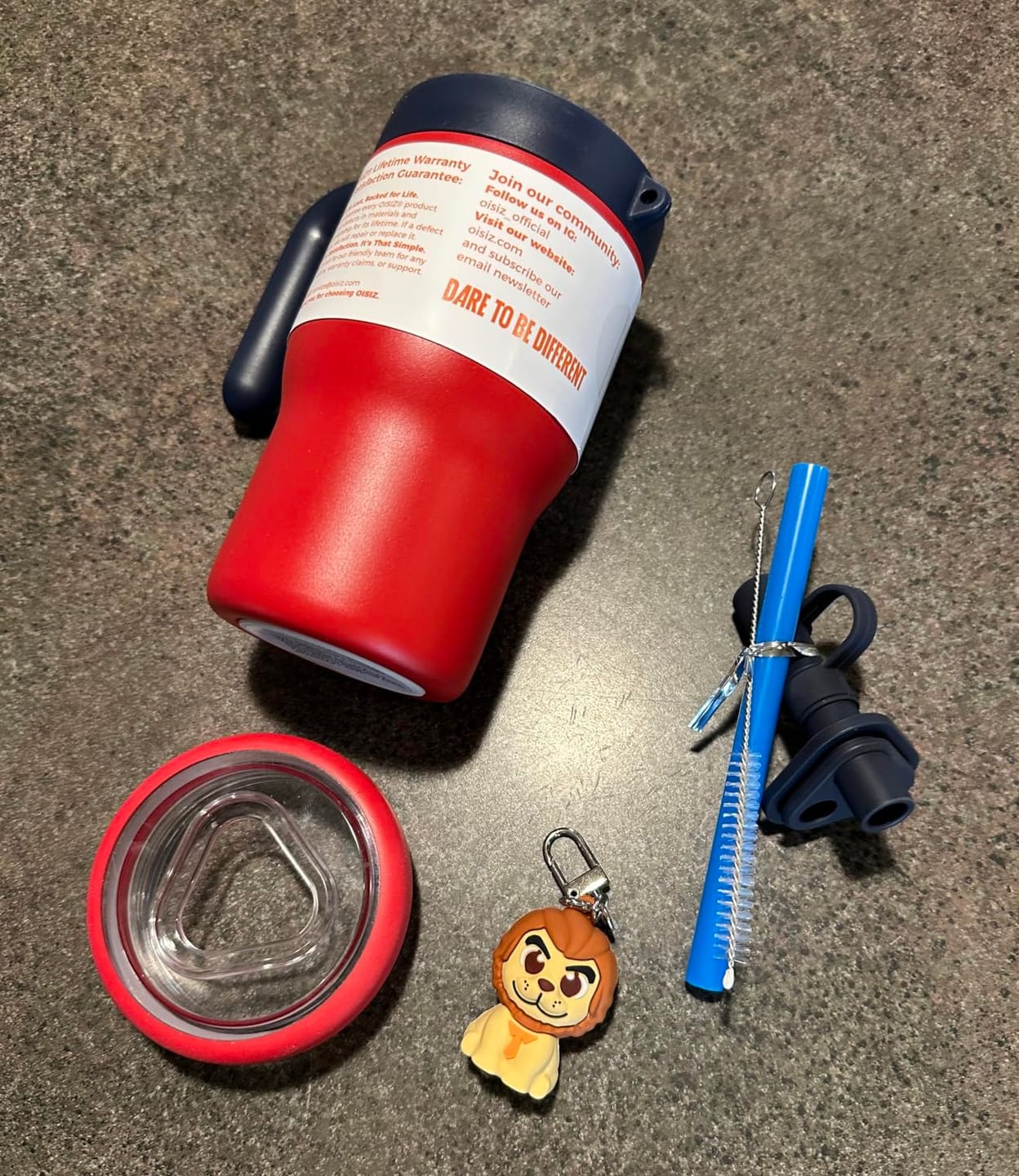 Customer photo review of OISIZ Figgy Kids Tumbler