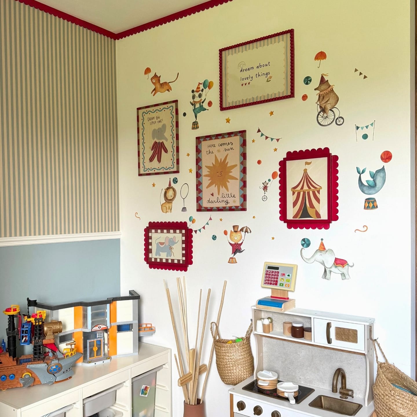 Customer photo review of Elephant Nursery Print - Dream Big Little One Wall Art