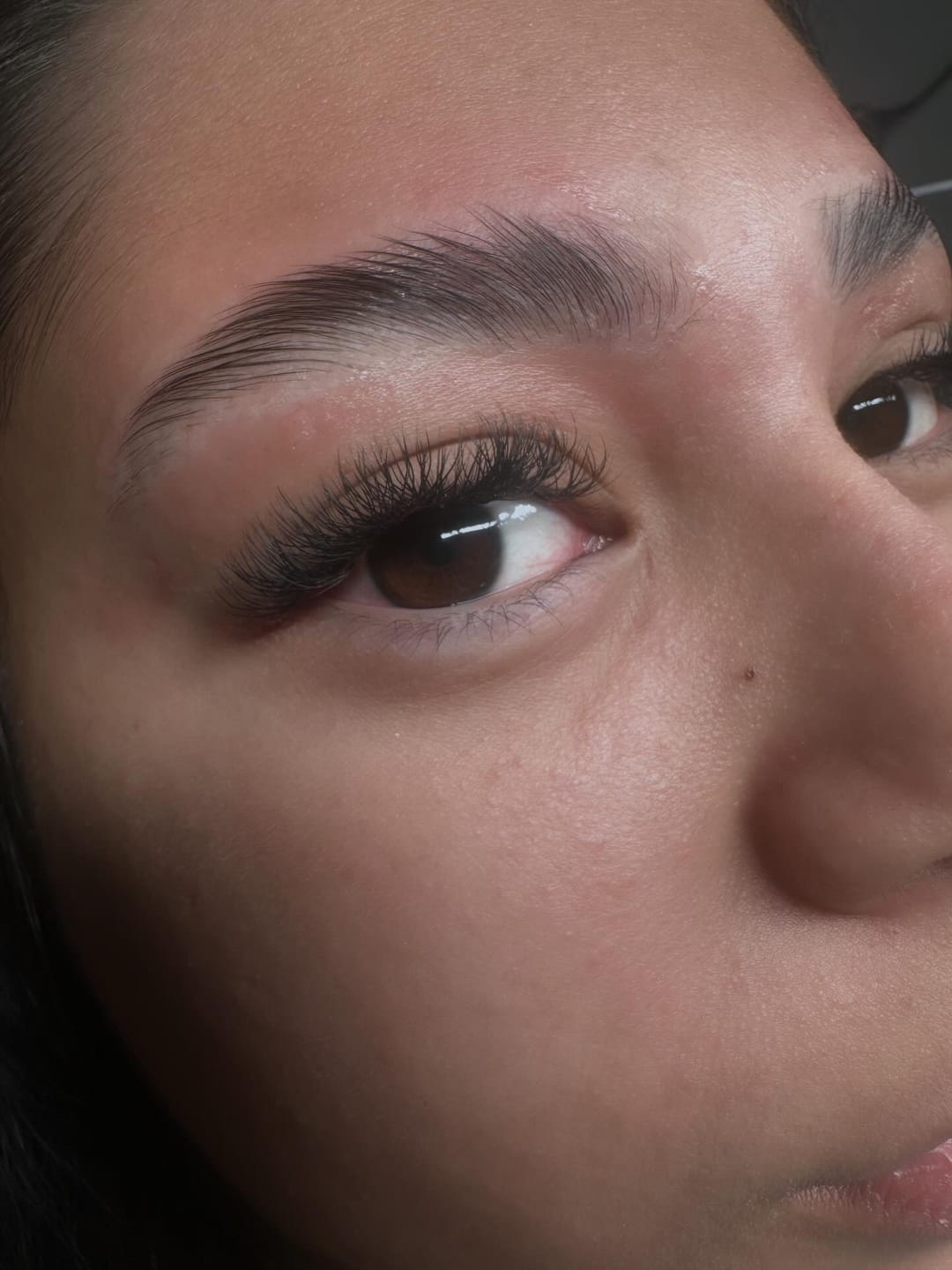 Customer photo review of Mixed W Lashes (36 rows)