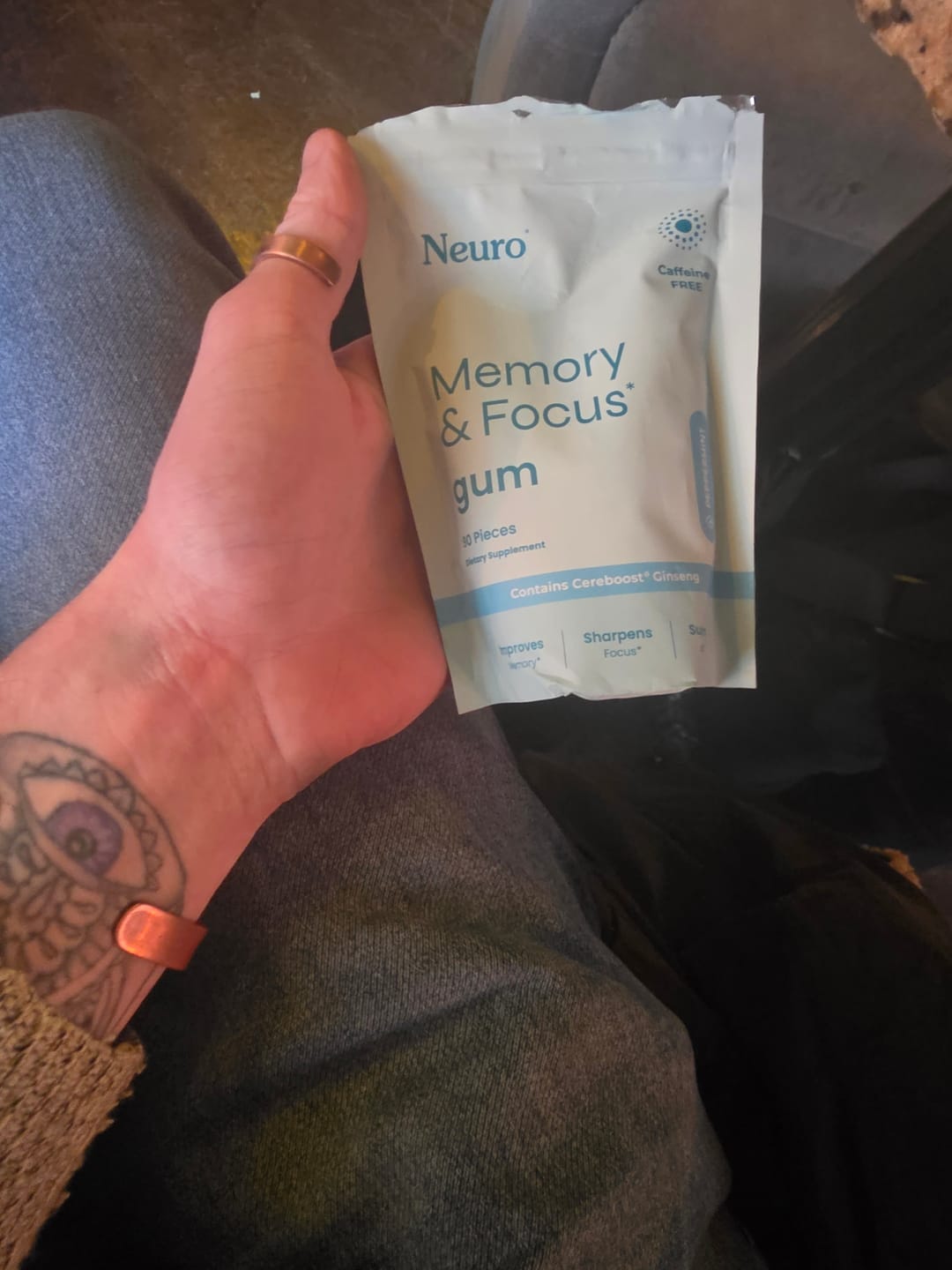 Customer photo review of Memory & Focus Gum