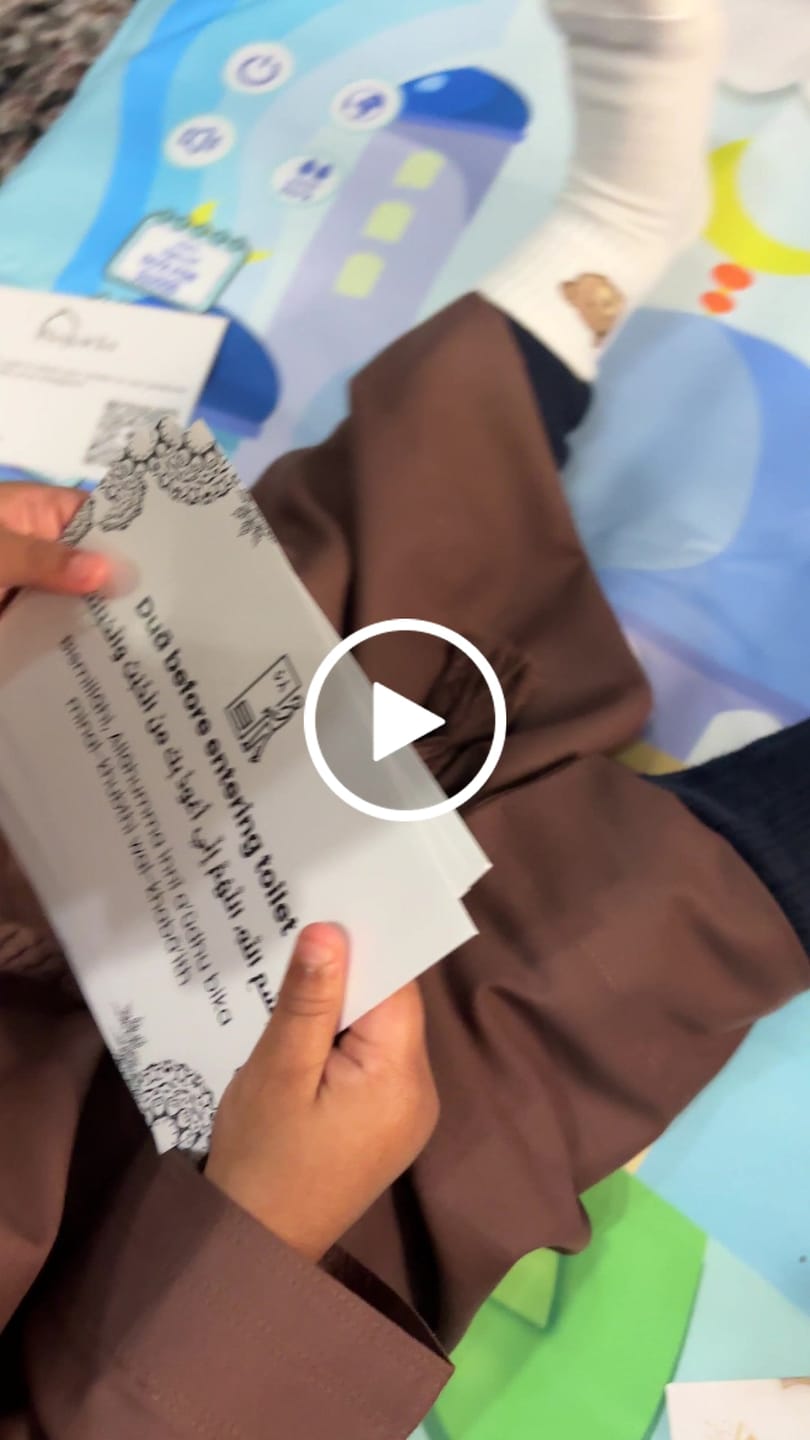 Customer video review of Set of 13 Duaa Transparent Stickers