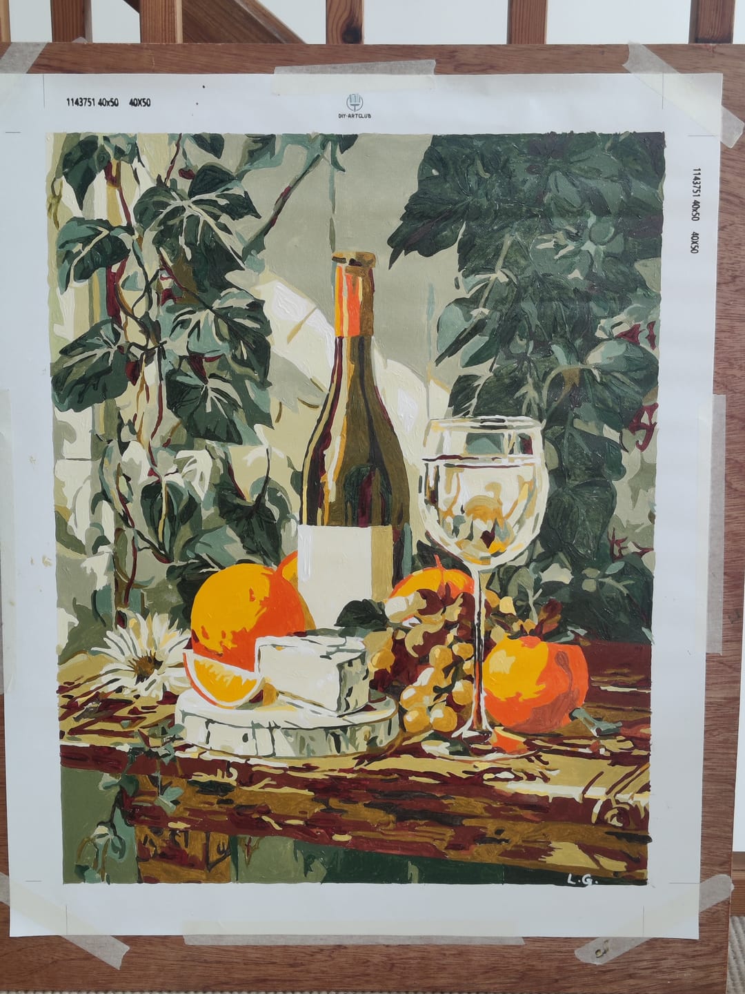 Customer photo review of A taste of Provence | Paint by Number
