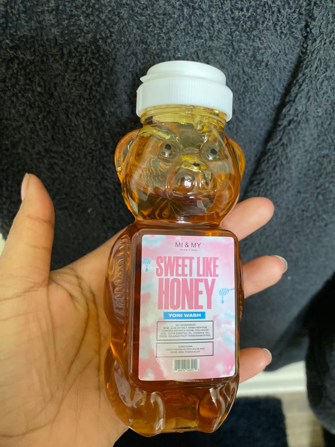 Customer photo review of Sweet Like Honey Yoni Wash