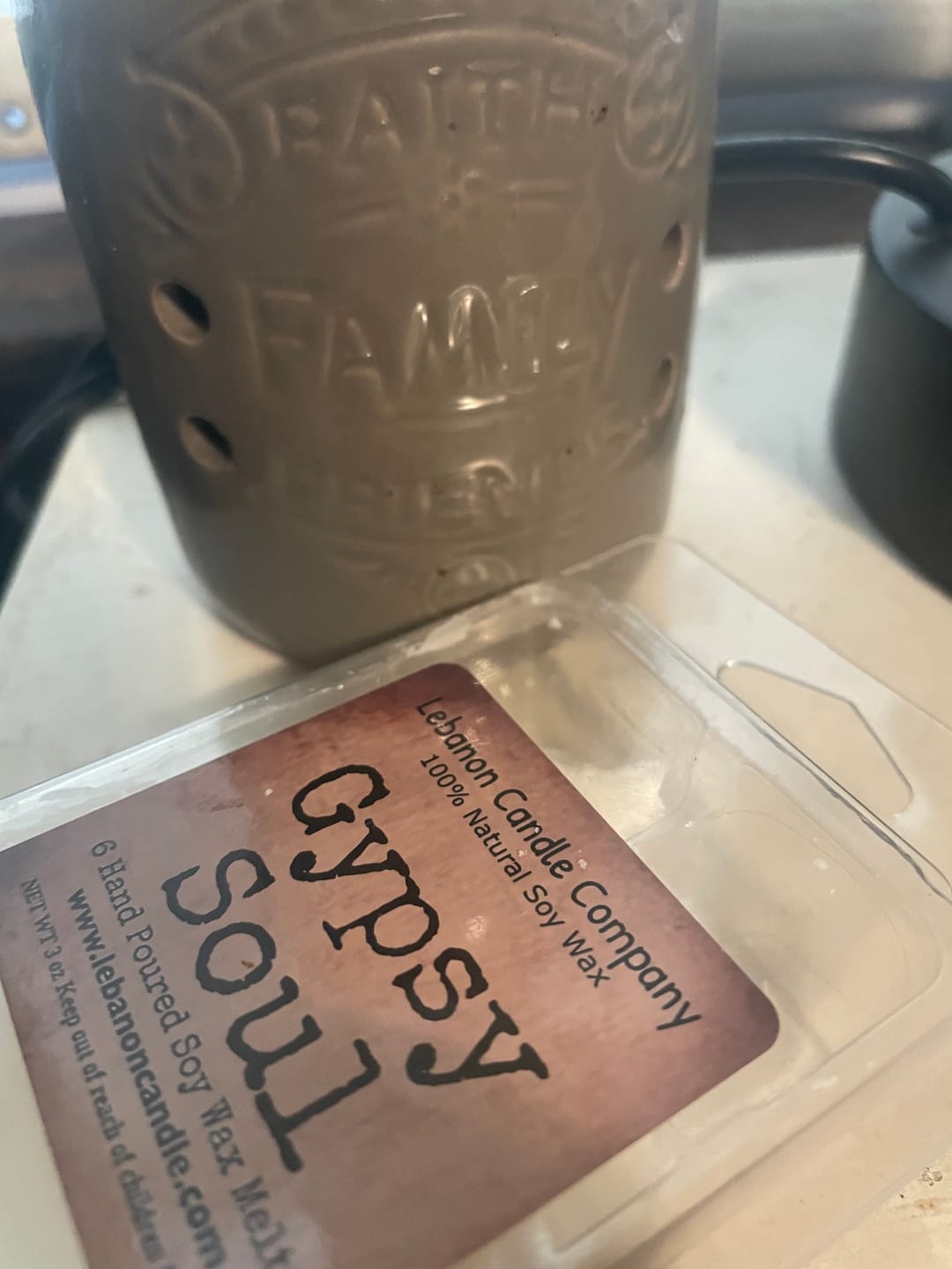 Customer photo review of Gypsy Soul Wax Melt