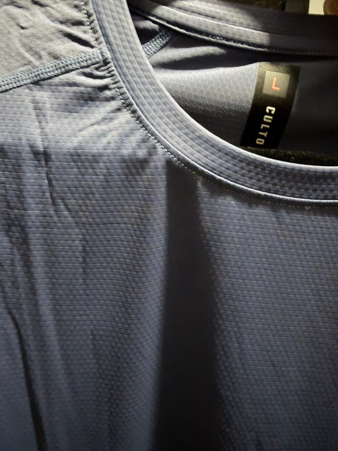Customer photo review of Artial Training Tee - Steel Blue