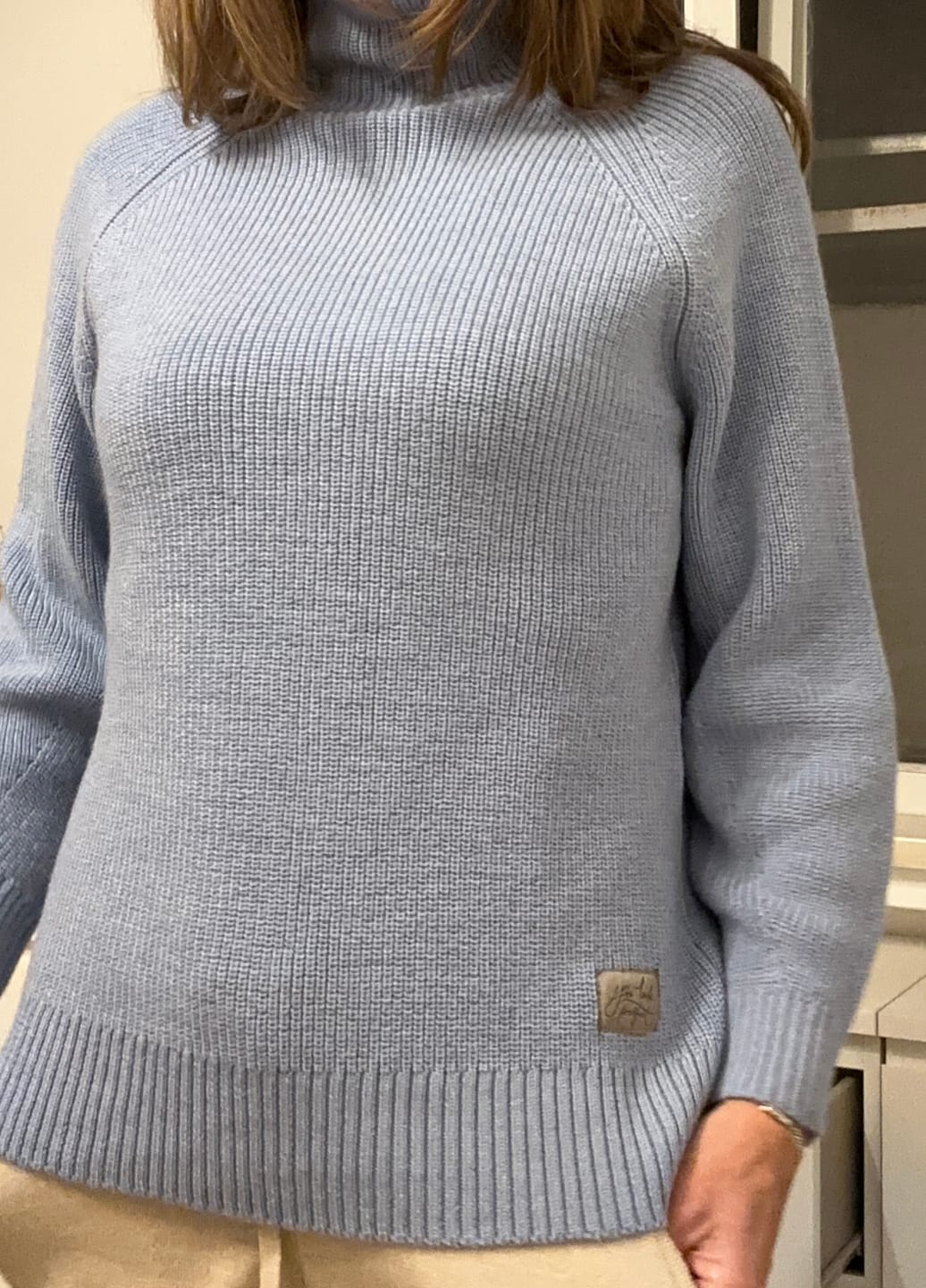 Customer photo review of PULLOVER EVE - Stylisher Mock Neck Pullover