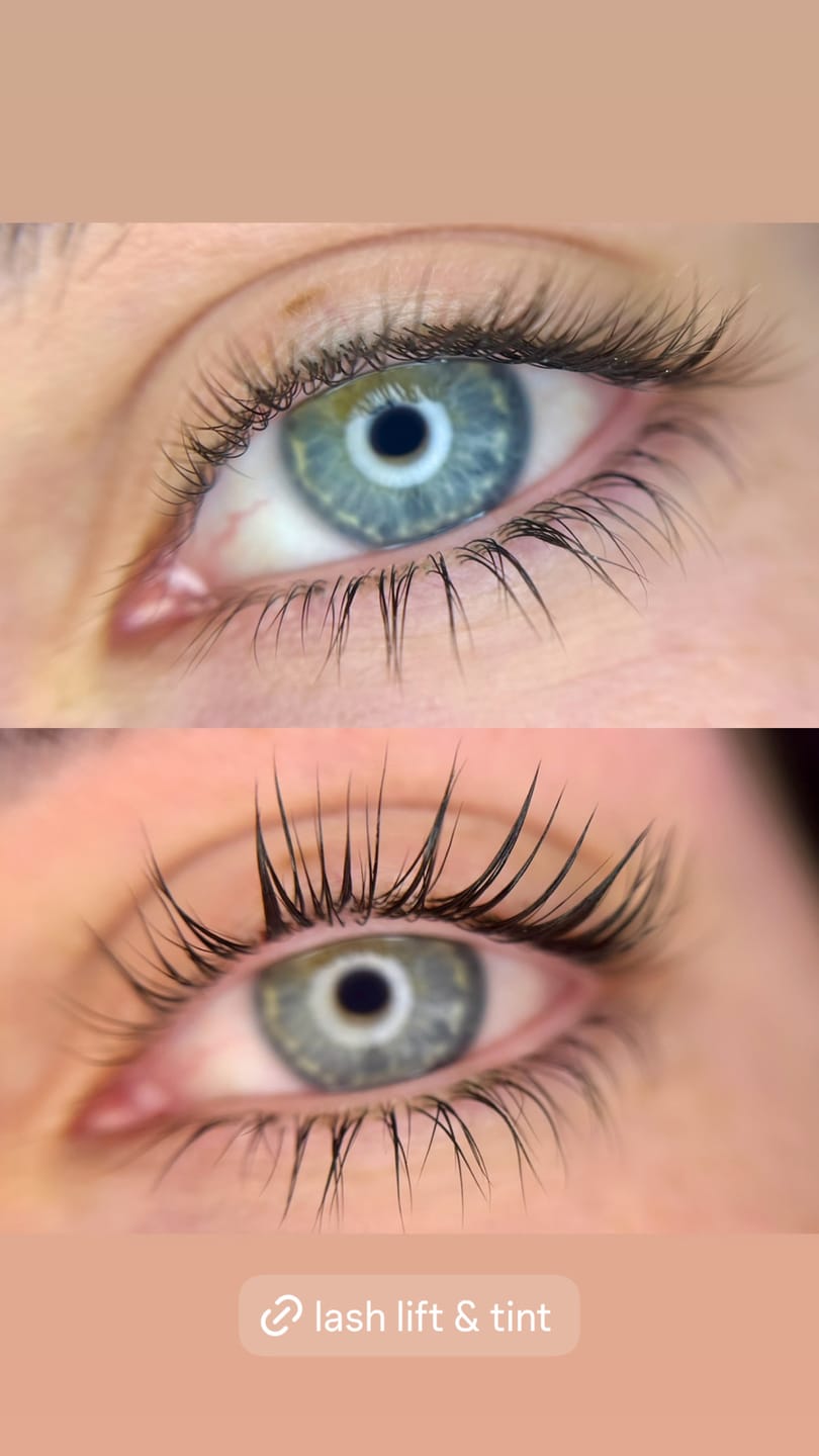 Customer photo review of Deluxe Lash & Brow Balm