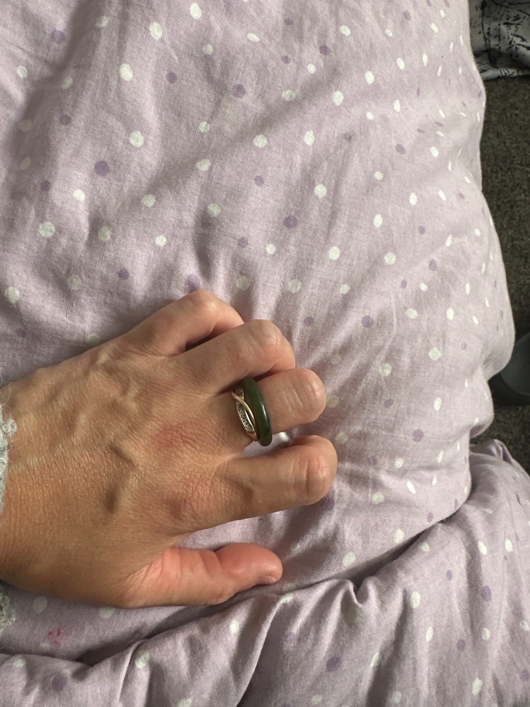 Customer photo review of Greenstone Ring