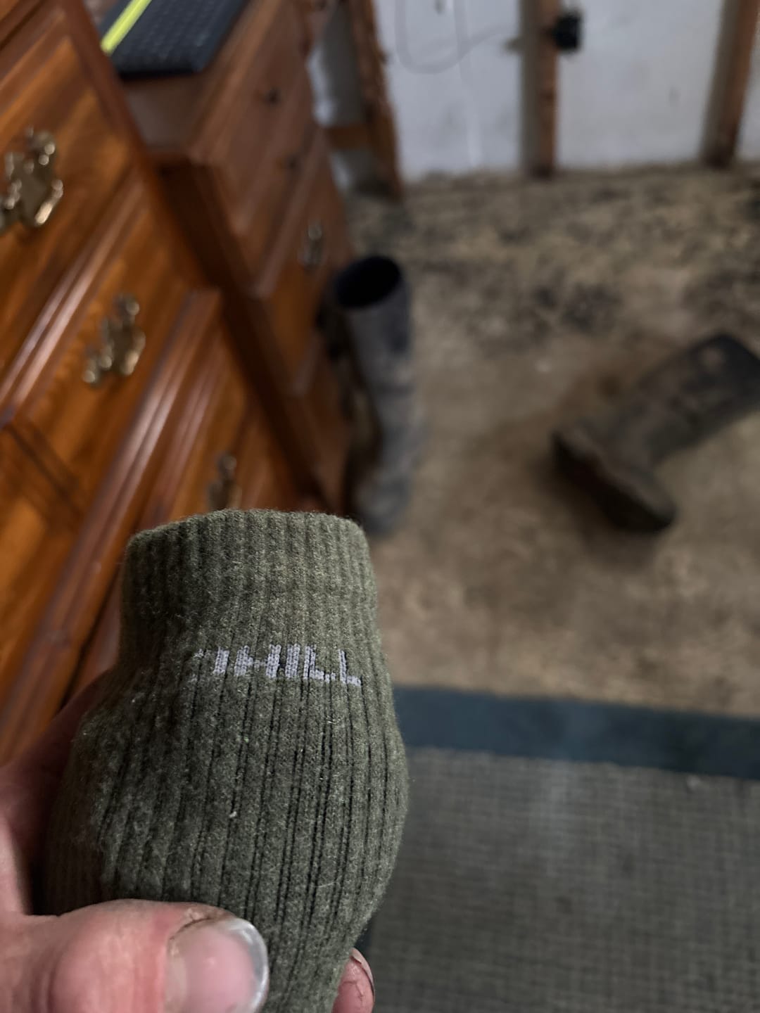 Customer photo review of Men‘s Knee High Socks