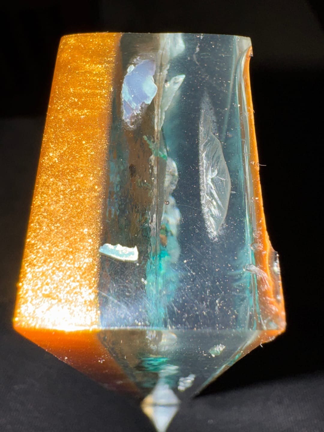 Customer photo review of 12x6x1" Cross Silicone Mold For Epoxy Resin - Medium Cross Mold