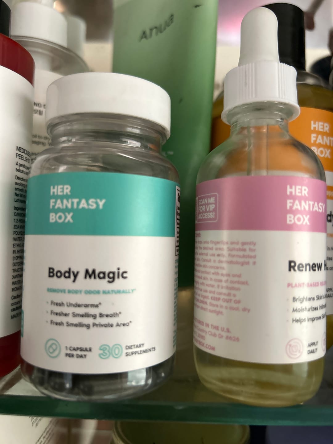 Customer photo review of Body Magic Chlorophyll Pill for Feminine Odor - 3 pk