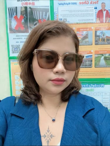 Customer photo review of Harper Square Framed Sunglasses