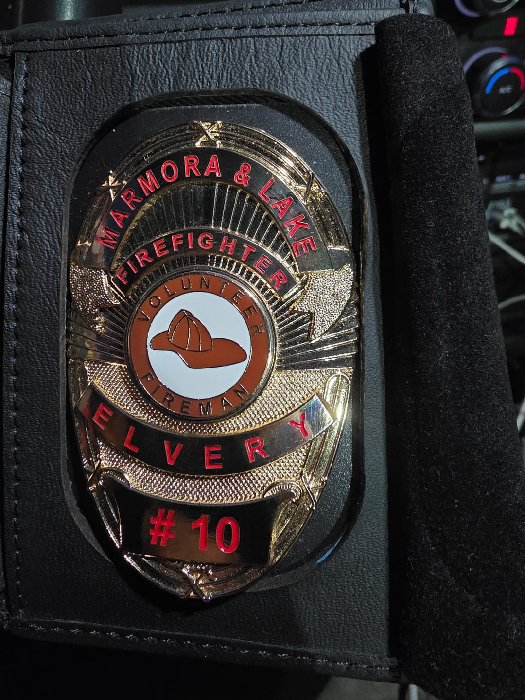 Customer photo review of Customizable Badge MA18