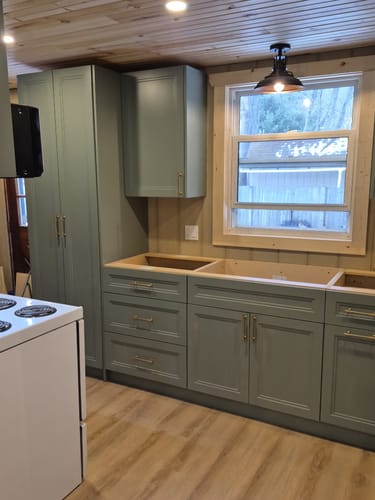 Customer photo review of 88" High Pantry Finished Side Panel - 24 3/4" Width x 88" High - Painted