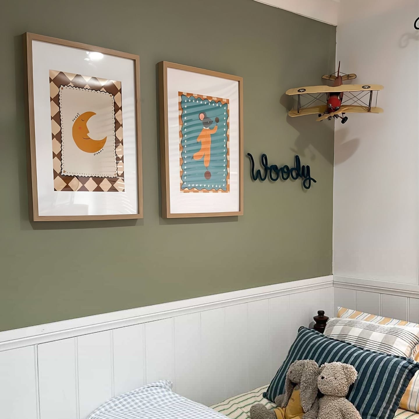 Customer photo review of Circus Mouse Nursery Print