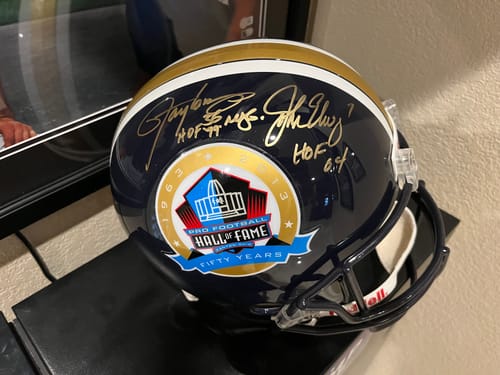 Customer photo review of John Elway Autograph Signing