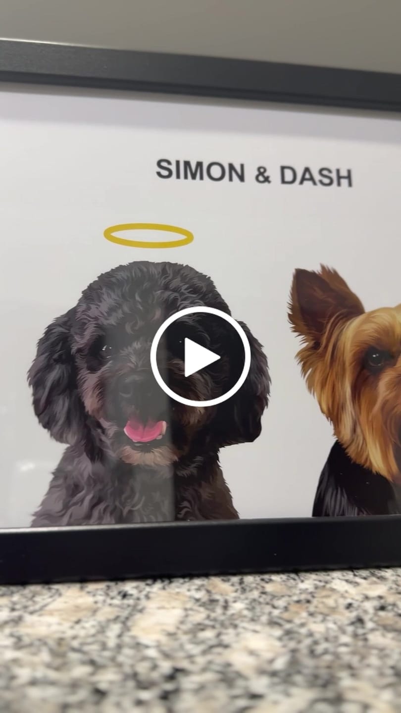 Customer video review of Retrato Personalizado