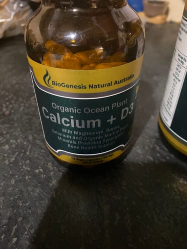 Customer photo review of Organic Ocean Plant Calcium + D3 Capsules, 110 & 220