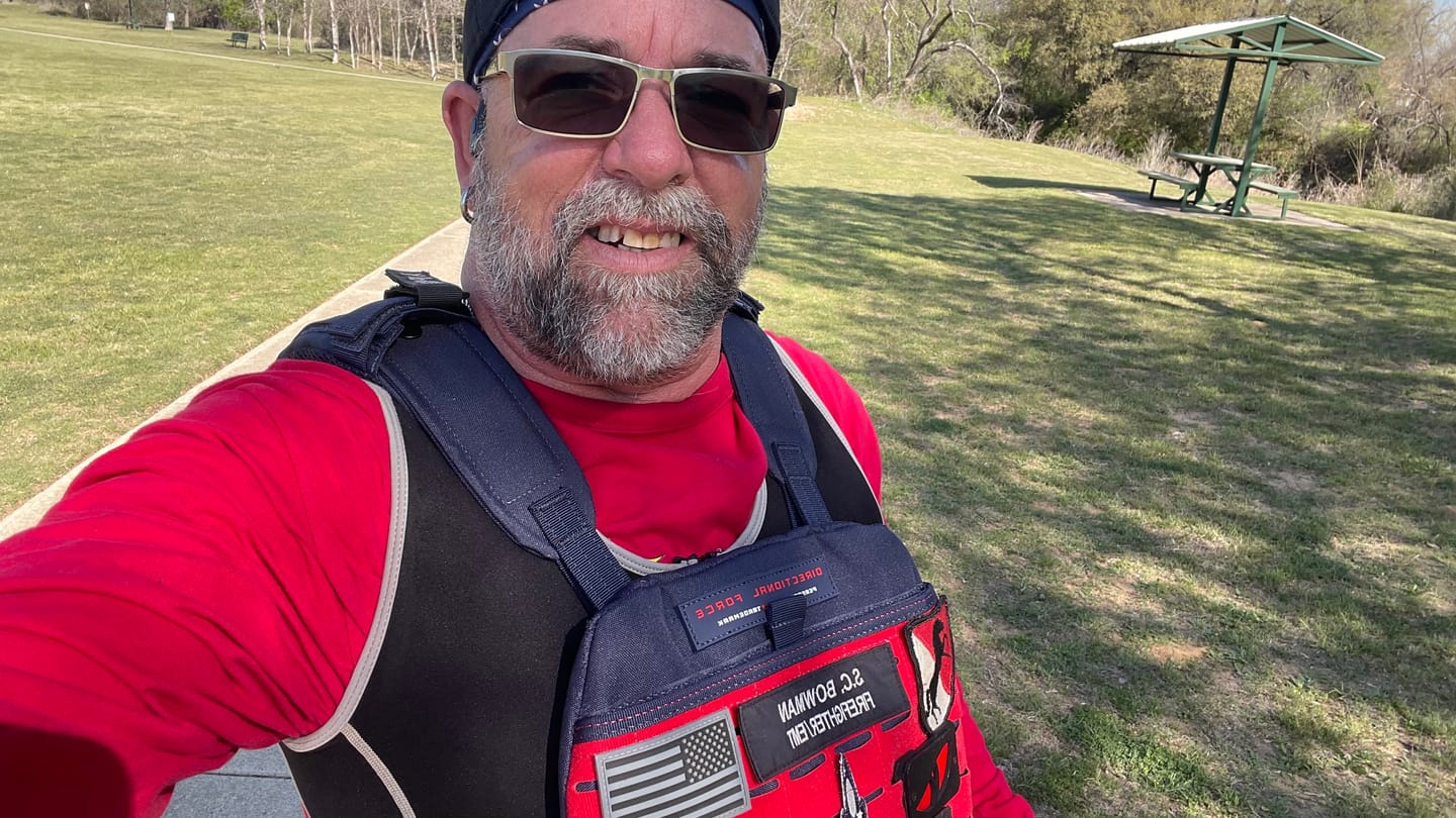 Customer photo review of Limited Edition Centurion Weight Vest - 250th American Anniversary Edition