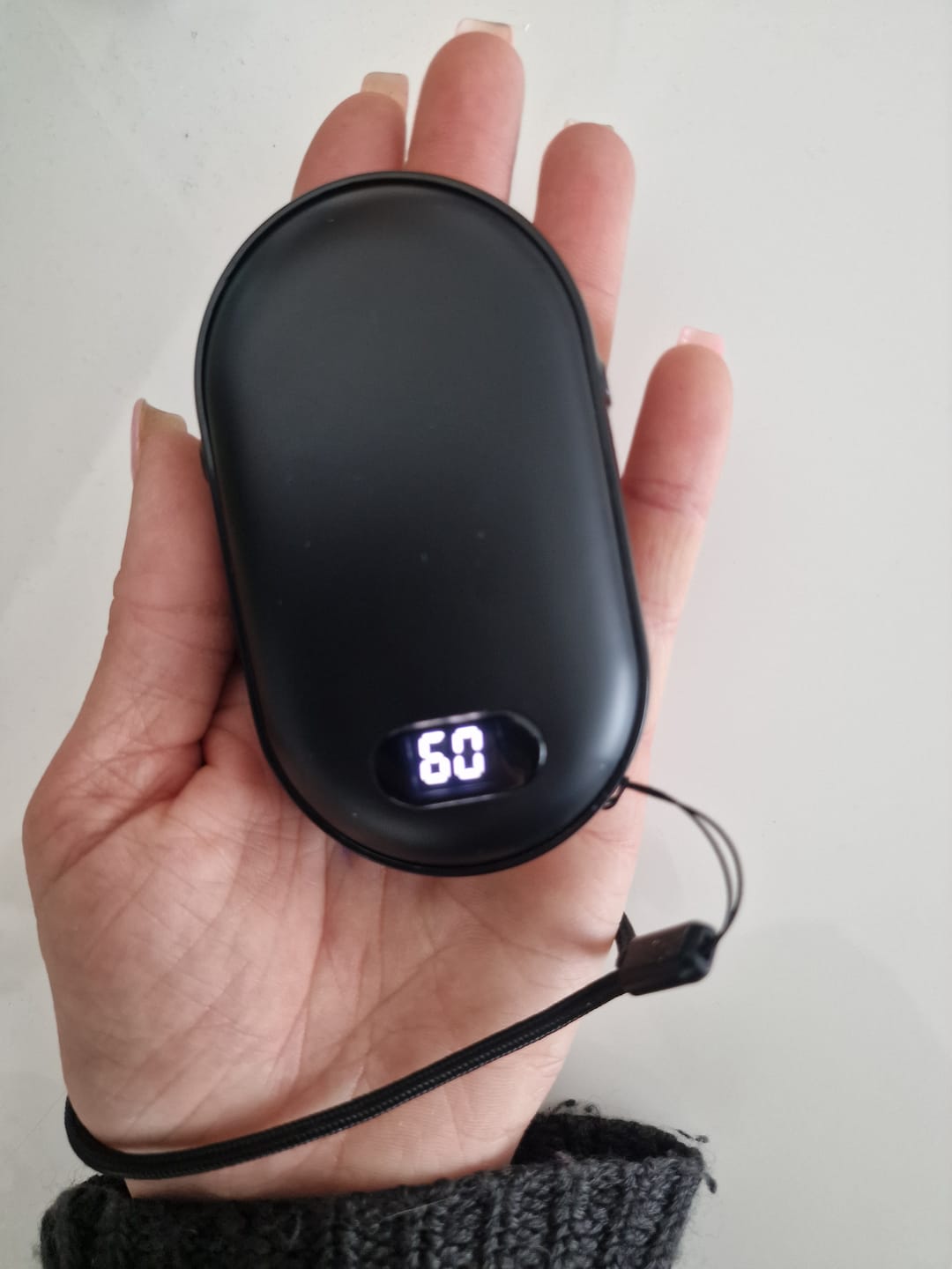 Customer photo review of Doppel Heiz Handwärmer – wiederaufladbarer Taschenwärmer