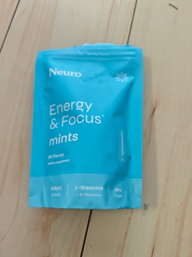 Customer photo review of Energy & Focus Mints