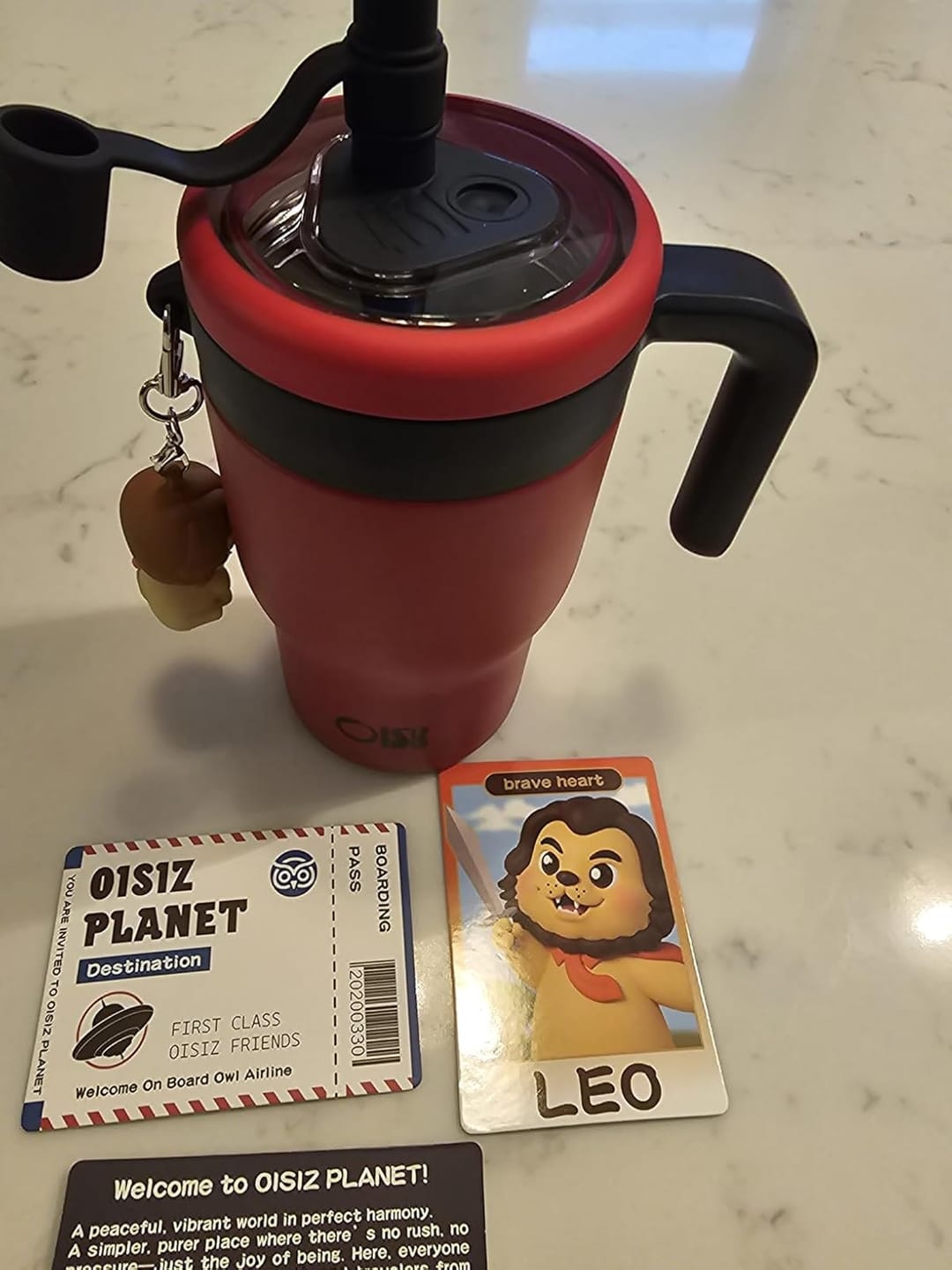 Customer photo review of OISIZ Figgy Kids Tumbler