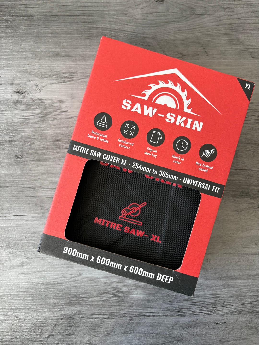 Customer photo review of Sawskin | Mitre Saw Cover XL - Universal Fit - 254-305mm - (10" to 12" Inch)