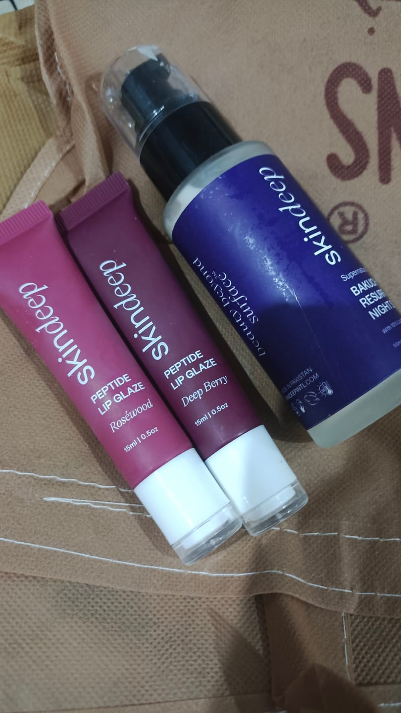 Customer photo review of Peptide Lip Glaze