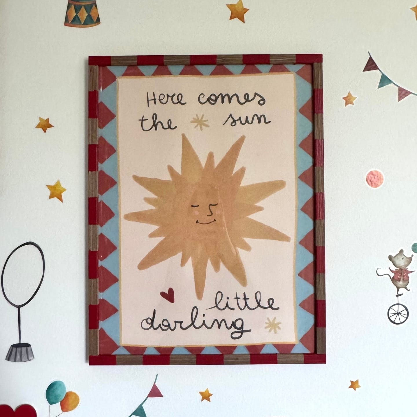 Customer photo review of Positive Quote Baby Room Decor