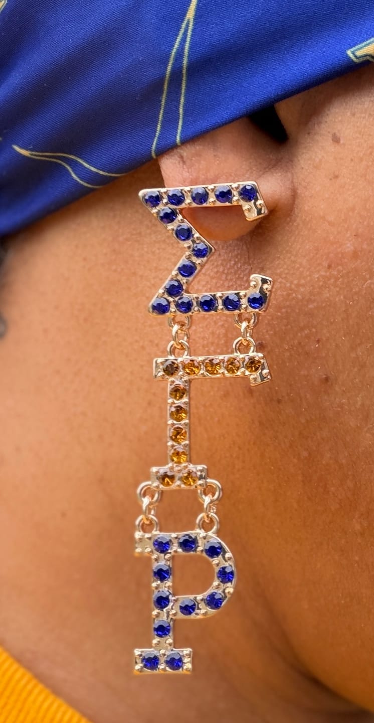 Customer photo review of SGRHO Dangle Studs