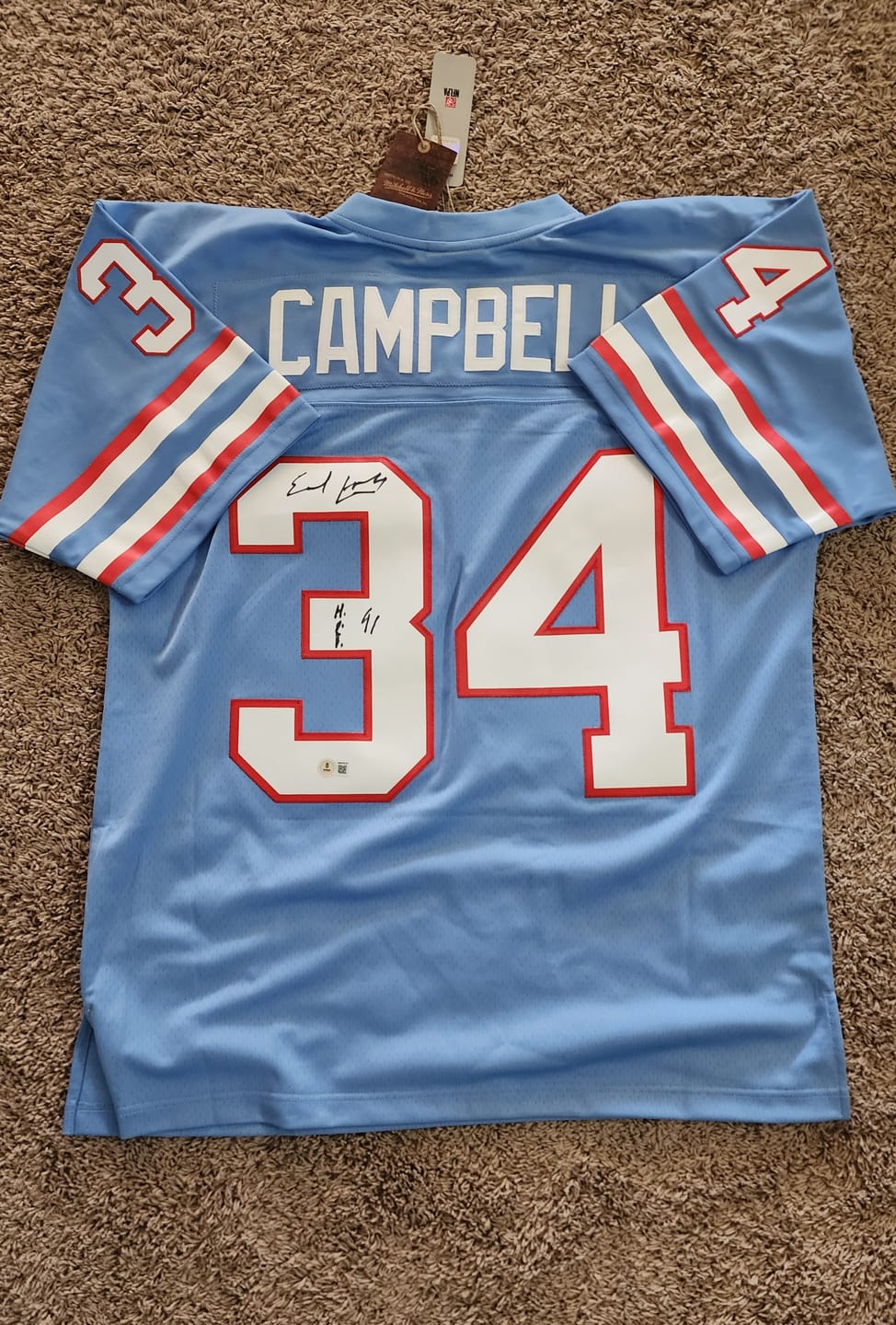 Customer photo review of Earl Campbell Autograph Signing