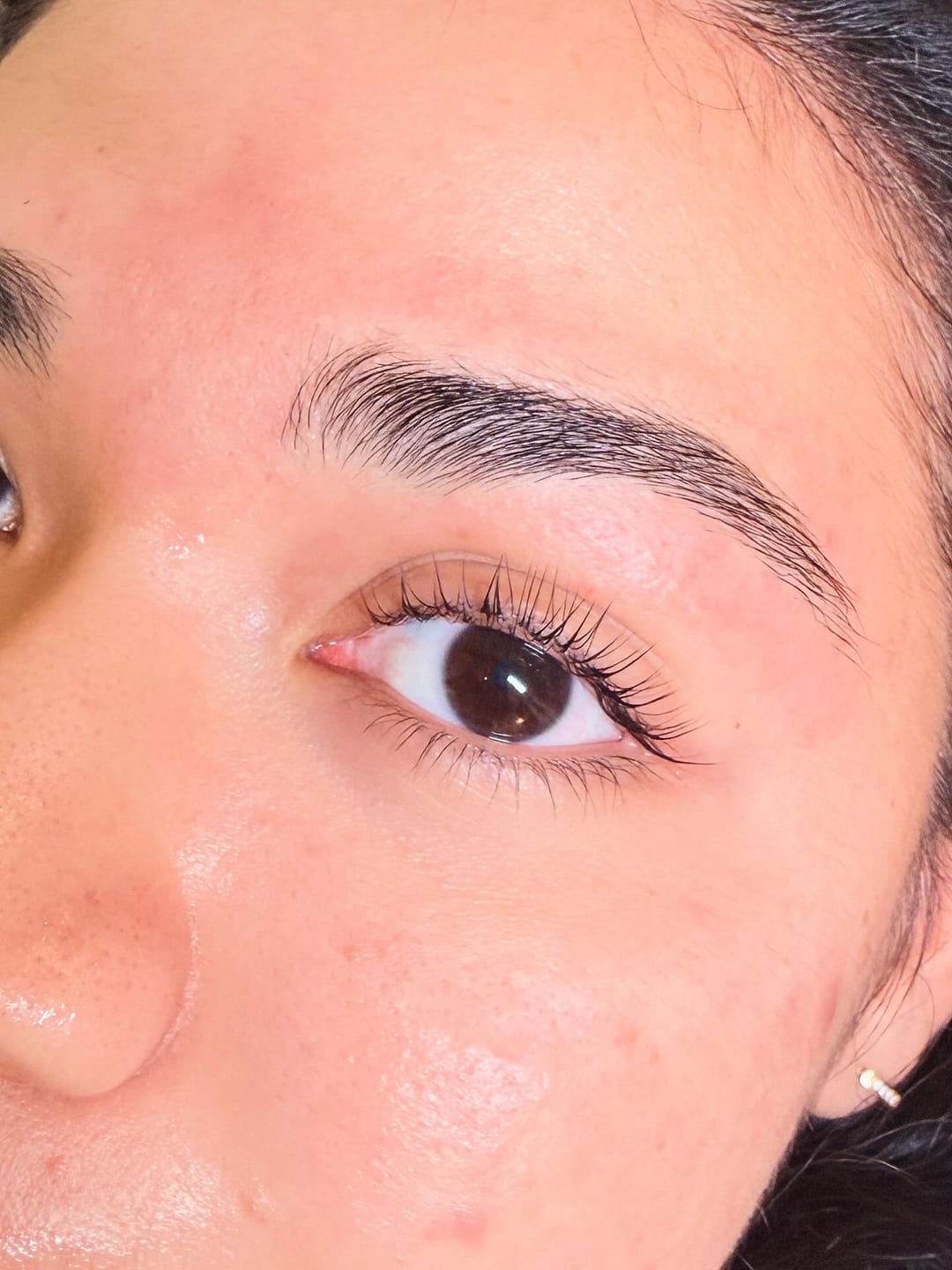 Customer photo review of Korean Lash Lift Kit