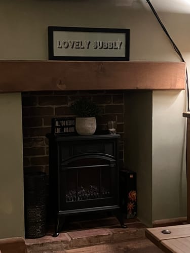 Customer photo review of Lovely Jubbly Framed Print (New Style)