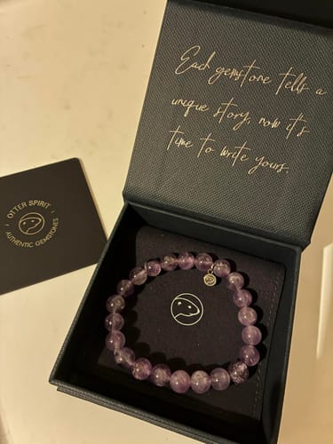 Customer photo review of Amethyst Bracelet