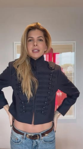 Customer photo review of Daniella Napoleon-Style Jacket
