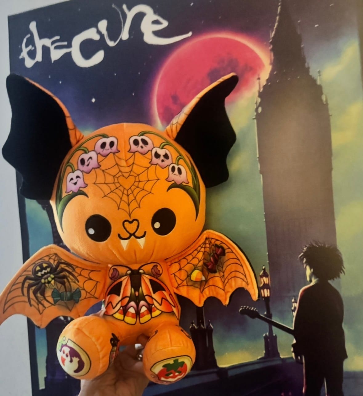 Customer photo review of Pumpkin the Bat Plushie
